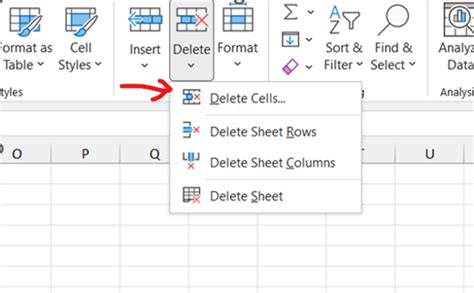 Excel Spreadsheet Delete Cells Microsoft Q A