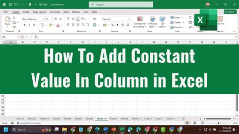 Excel Tips Amp Tricks How To Add A Constant Value To A Column In Excel