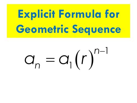 Mastering the Explicit Formula for Geometric Sequence: Your Ultimate Guide