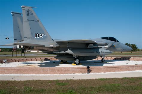 F 15 Static Display At Otis Air National Guard Base Massachusetts