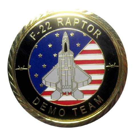 F 22 Demo Team 2022 Gold Coin