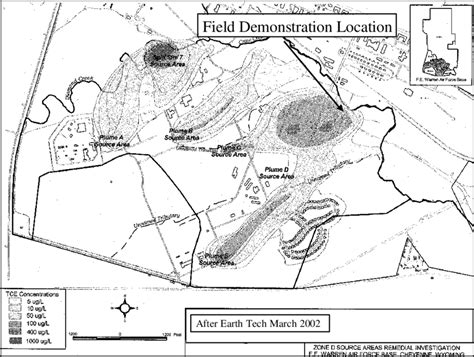 F E Warren Base Map Showing Tce Plumes And Demonstration Location Download Scientific Diagram F E Warren Base Map Showing Tce Plumes And Demonstration Location Download Scientific Diagram