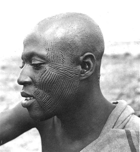 Facial Scarification In Africa In The Early 1940S From A M Flickr