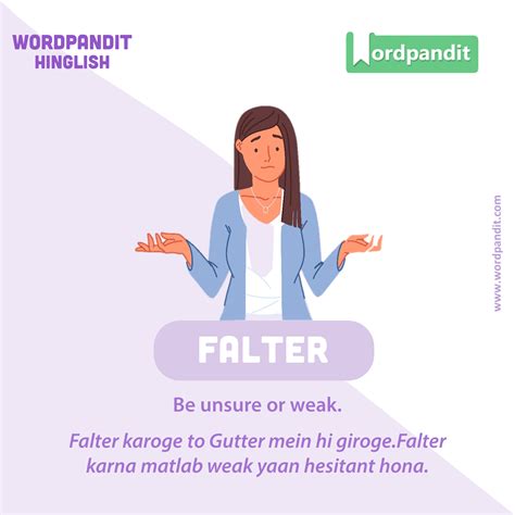 Falter Definition Meaning And Examples Wordup App
