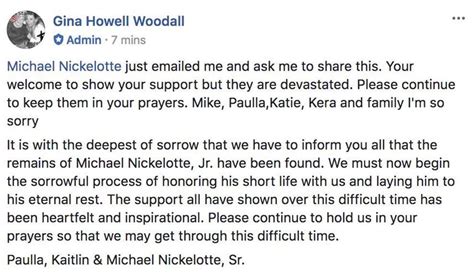 Family Of Michael Nickelotte Jr Confirms Death Reveille