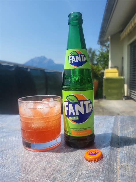 Fanta Exotic In Glass Bottle R Soda