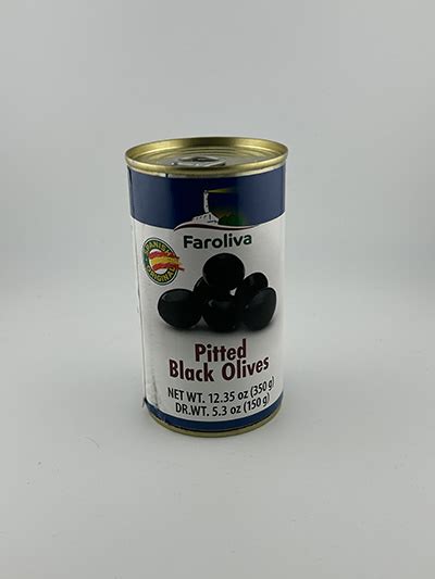Faroliva Pitted Black Olive