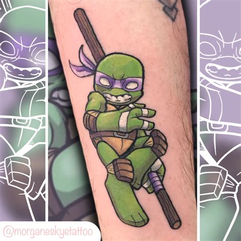 Female Ninja Turtle Tattoo