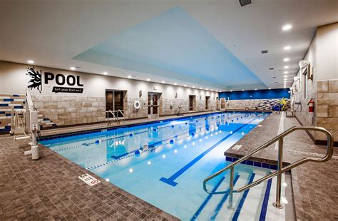 Fitness Center With Pool And Hot Tub