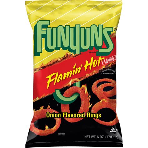 Flamin Hot Funyuns Funyuns Flamin Hot Onion Flavored Rings Snack Chips 6 5 Oz Bag Funyuns Frito Lay Onion Flavored Rings 6 5Oz Bag Pack Of 4