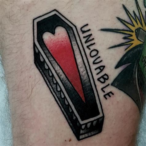 Flatfishtats Chest Piece Tattoos Coffin Tattoo Ink Tattoo