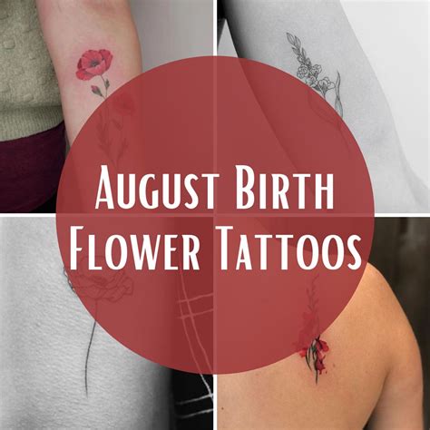 Flower For August Tattoo