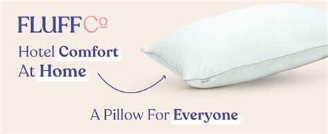Fluffco Zen Down Alternative Standard Size Pillow With Soft Microfiber Fill Plush Cloud Like Comfort For