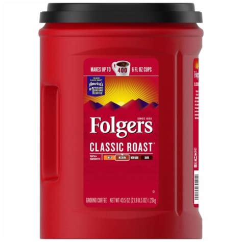 Folgers Classic Medium Roast Ground Coffee 43 5 Oz Samsclub Com