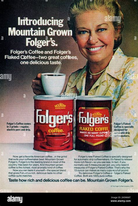 Folgers Coffee Ad