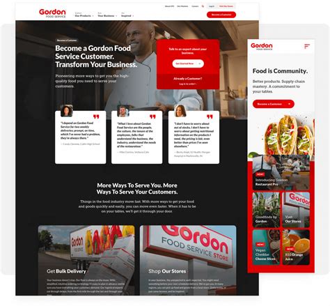 Food Beverage Web Design Orbit Media Studios