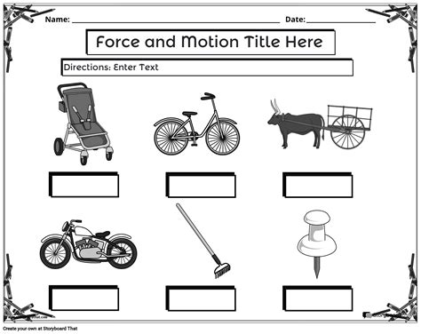 Forces Amp Motion Classroom Activities Synonym Force And Motion