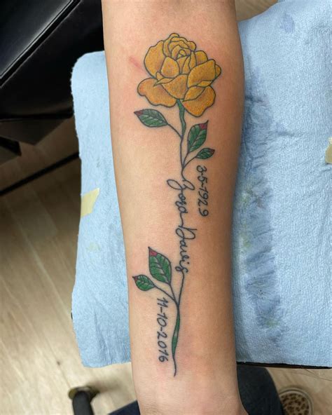 Forearm Memorial Tattoos Bronctattooaus Com