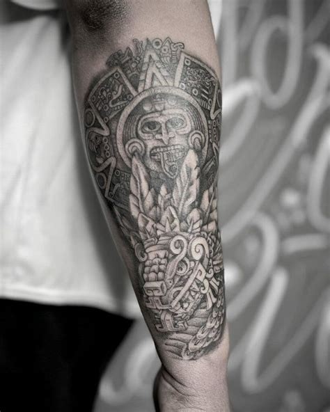 Forearm Tattoo Aztec