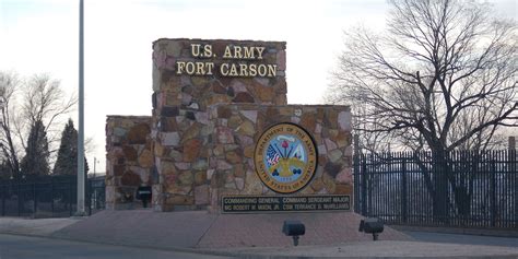 Fort Carson Colorado U S Army Installation El Paso County