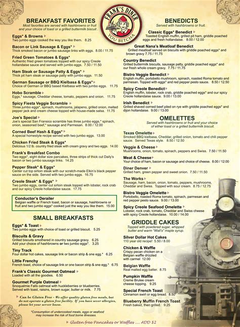 Frank S Diner Downtown Spokane Menu Prices Restaurant Reviews Tripadvisor