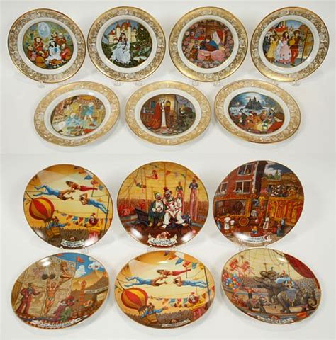 Franklin Mint American Plates Ringling Brothers And Barnum Bailey Grimm S Fairy Tales The Greatest Show On Earth 13 Pcs Sold At Auction On 14Th September Dumouchelles
