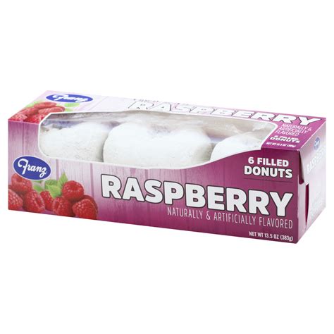 Franz Donuts Filled With Naturally Amp Artificially Raspberry Flavored 6