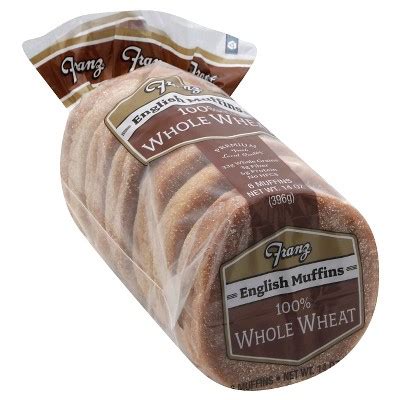 Franz Vegan 100% Whole Wheat English Muffins - 14Oz/6Ct : Target
