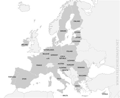 Free Printable Map Of Europe Map Of Rose Bowl