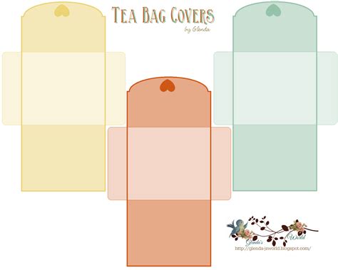 Free Printable Tea Bag Envelopes