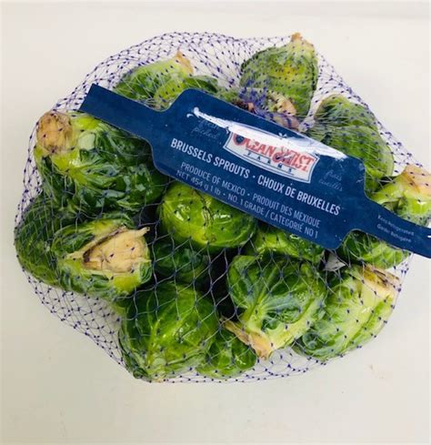 Fresh Brussel Sprouts 1 Lb Bag Gj Curbside