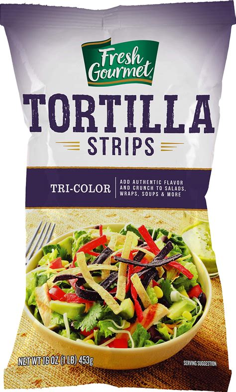Fresh Gourmet Tortilla Strips Tri Colored 1 Pound Walmart Com Fresh Gourmet Tortilla Strips Tri Colored 1 Pound Walmart Com