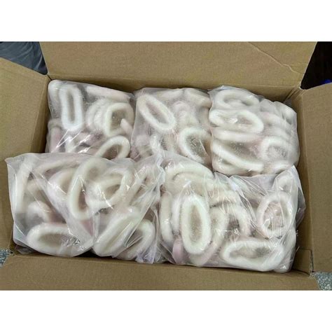 Frozen Skinless Peruvian Squid Rings Supplier