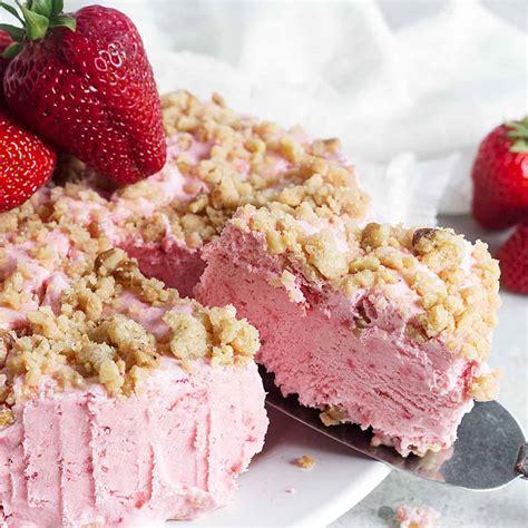 Frozen Strawberry Dessert Recipe Frozen Strawberry Dessert Recipe