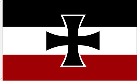 Ft 3X5 Banner German Empire Dk Reich From 1903 To 1918 Iron Cross First