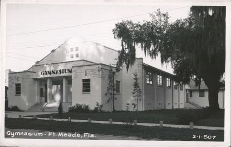 Ft Meade Gymnasium Florida Fort Meade Fl Postcard