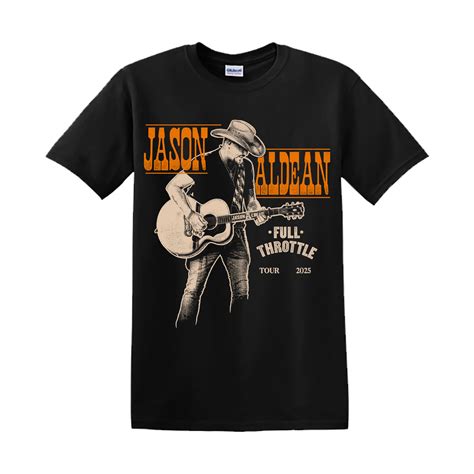 Full Throttle Tour Guitar Tee Jason Aldean Official Store