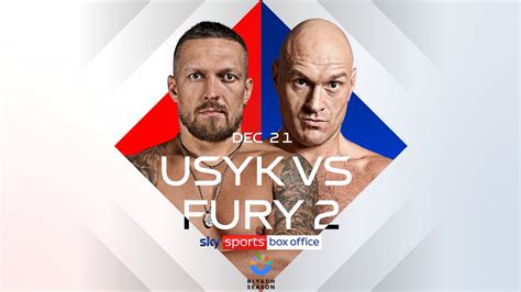 Fury Vs Usyk 2 Odds