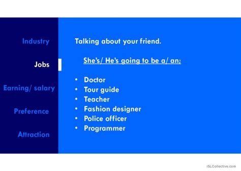 Future Career Talking About Jobs A English Esl Powerpoints Future Career Talking About Jobs A English Esl Powerpoints