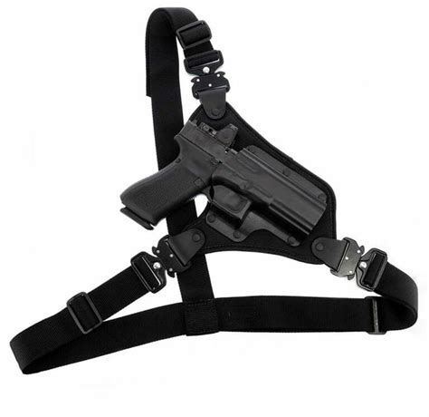 Galco Amp 39 S High Ready Chest Holster Built For The Sig Sauer P320 Xten