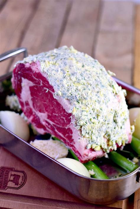 Garlic And Herb Rub Prime Rib Roast