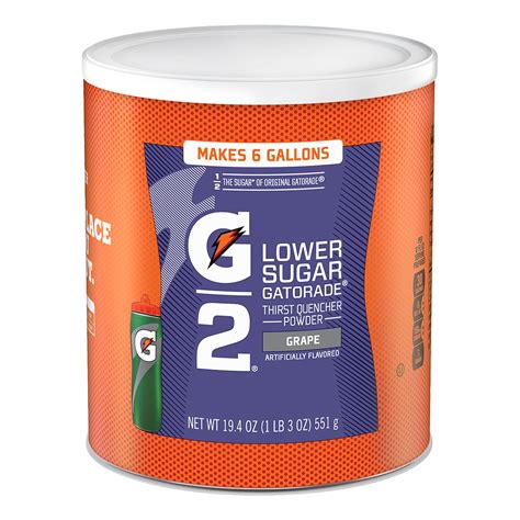 Gatorade 308 13443 6 Gal G2 Grape Powder Canister
