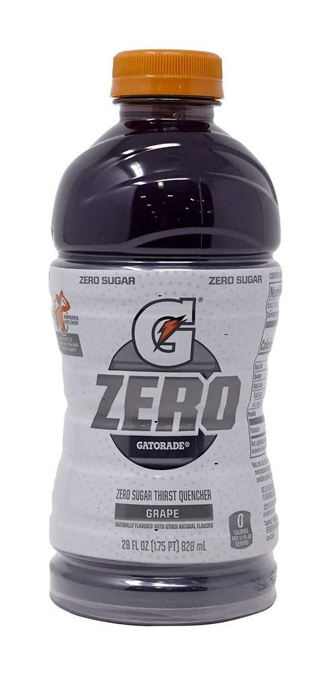 Gatorade Zero Zero Sugar Thirst Quencher Grape 28 Fl Oz 28 Fl Oz City Market