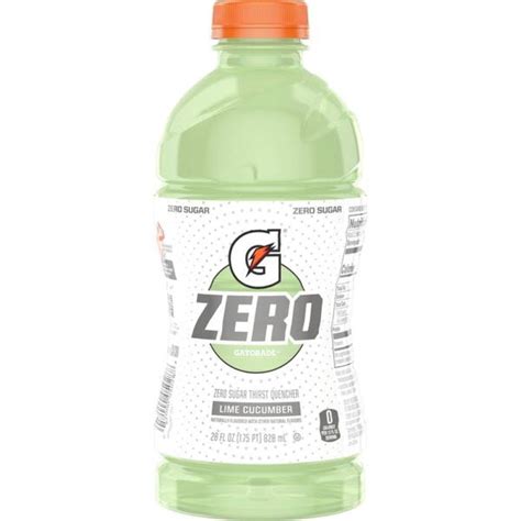 Gatorade Zero Zero Sugar Thirst Quencher Lime Cucumber 20 Fl Oz Bottles 8 20 Fz Safeway