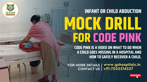 Geetanjali Hospital Code Pink Baby Missing Mock Drill Child Geetanjali Hospital Code Pink Baby Missing Mock Drill Child