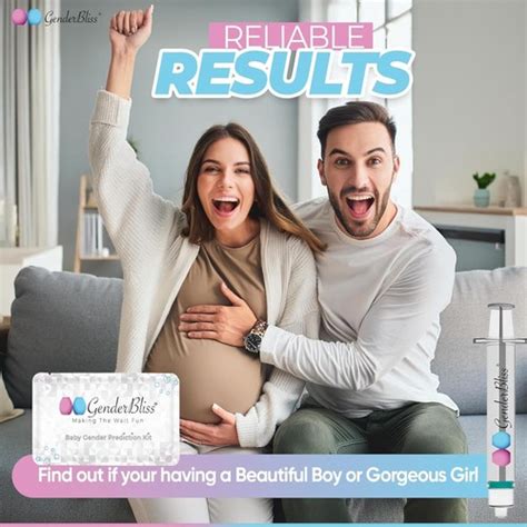Genderbliss Gender Prediction Test Reveal If Your Baby Is A Boy Or Girl Fr 5060638380009 Ebay