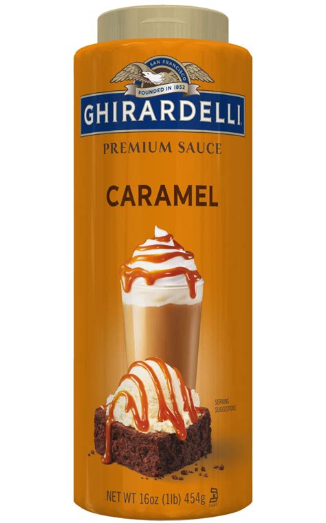 Ghirardelli Creamy Caramel Flavored Sauce 90 4 Oz Bottle