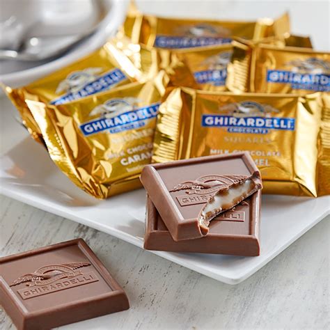 Ghirardelli Individually Wrapped Milk Chocolate Caramel Squares 430 Case