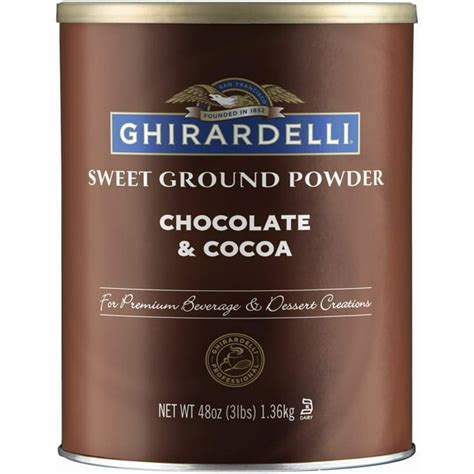 Ghirardelli Sweet Ground Powder Snackathon Foods