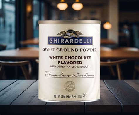 Ghirardelli Sweet Ground White Chocolate Flavored Powder 3 12 Lb